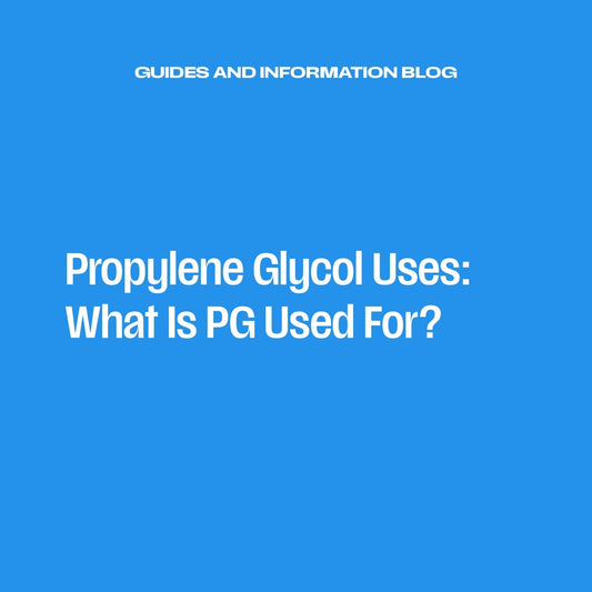 Propylene Glycol Uses: What Is PG Used For?